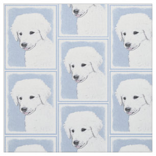 Kuvasz Painting - Cute Original Hund Art Tyg