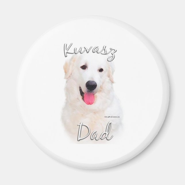 Kuvasz Pappa 2 Magnet (Framsidan)