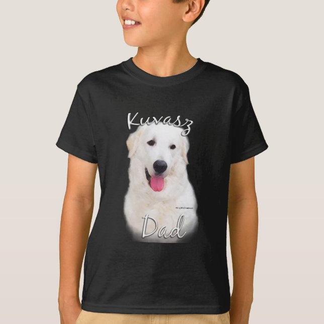 Kuvasz Pappa 2 T-shirt (Framsida)