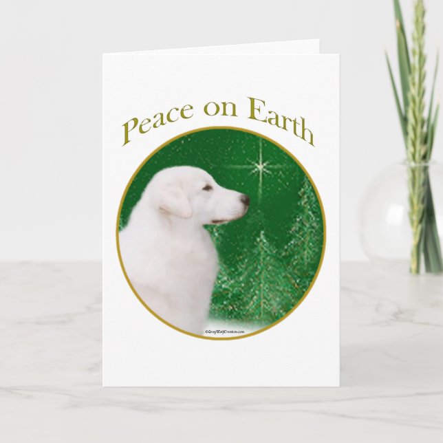 Kuvasz Peace Helgkort (Framsida)