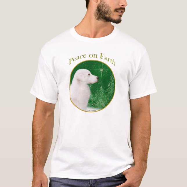 Kuvasz Peace T Shirt (Framsida)