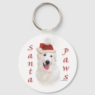 Kuvasz Santa Tassar Nyckelring