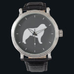 Kuvasz Silhouette Armbandsur<br><div class="desc"></div>