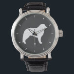 Kuvasz Silhouette Armbandsur<br><div class="desc"></div>