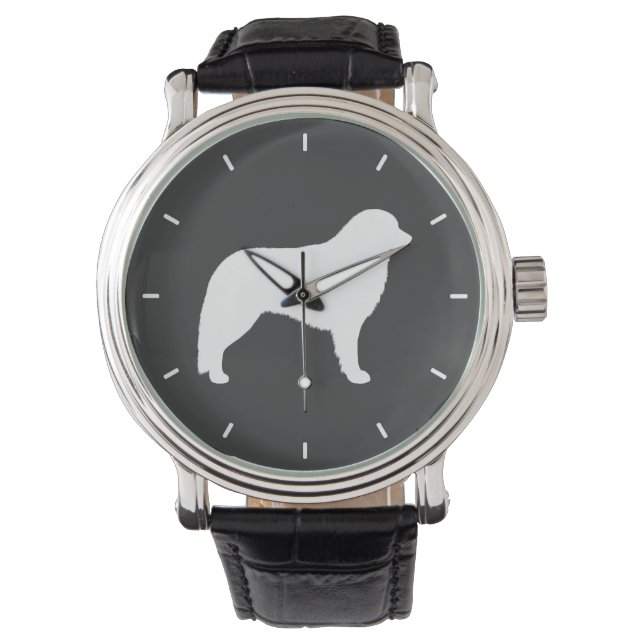 Kuvasz Silhouette Armbandsur (Framsida)
