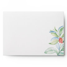 Kuvert från Inbjudningskort för möhippan under jul