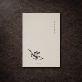 Kuvert Infoga Bifogad Kartong - Mörk Akademi Tilläggskort