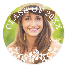 Kuvertförsegling av blommigt Chic Studenten-klass