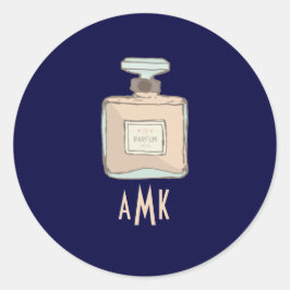 Kuvertförsegling för lamfum Flaska Runt Klistermärke