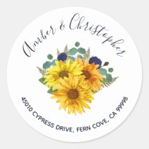 Kuvertförsegling för solrosflottan Ro Bröllop Adre