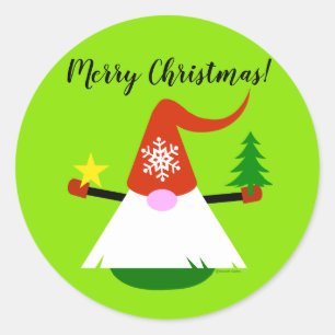 Kuvertförseglingar av nome God jul-stift Runt Klistermärke