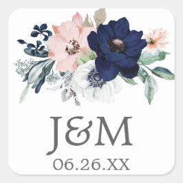 Kuvertförseglingar för marktumlare - favoritfästen fyrkantigt klistermärke