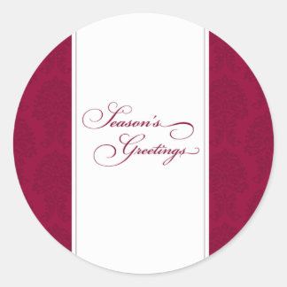 Kuvertförseglingar Runt Klistermärke