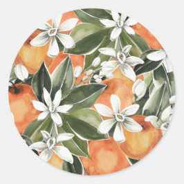 Kuvertförslutning för klementinbabyskor runt klistermärke