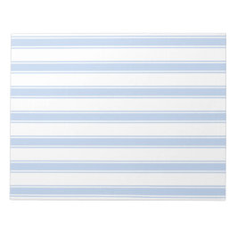Kuvertlina för Smart Blue & White Ticking Rand Anteckningsblock