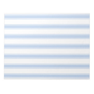 Kuvertlina för Smart Blue & White Ticking Rand Anteckningsblock