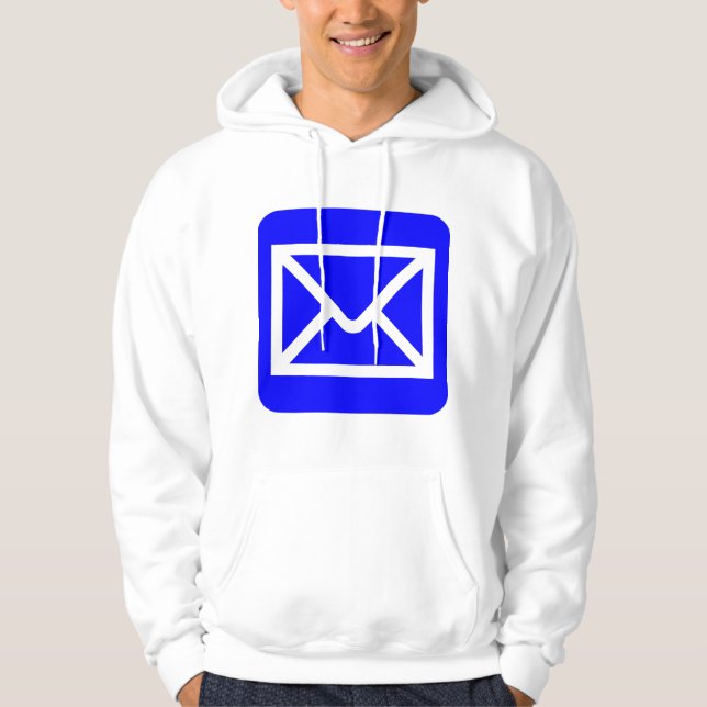 Kuverttecken - blå hoodie (Framsida)