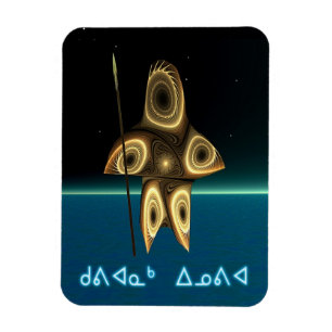 Kuvianak Innovia - Fractal Inuit Hunter Magnet