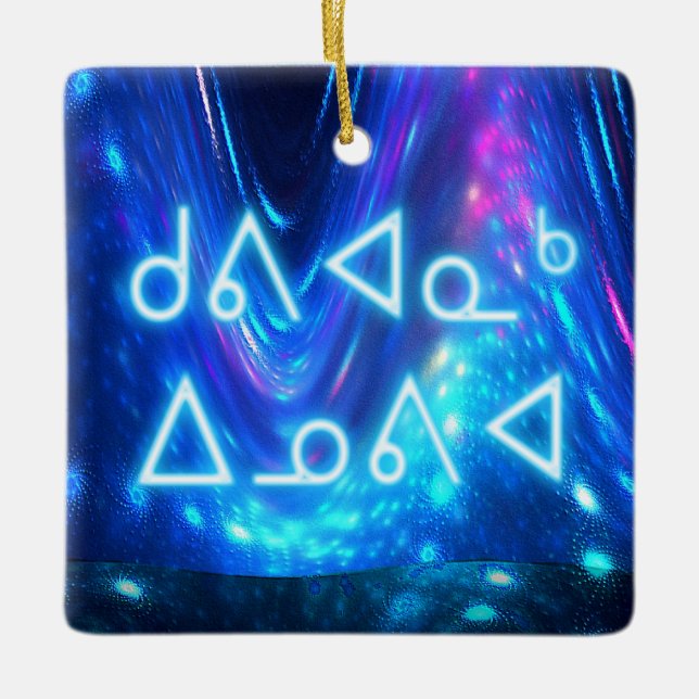 Kuvianak Innovia - Qaanaaq - norra Ljus Julgransprydnad Keramik (Framsida)