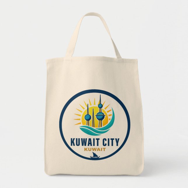 Kuwait City Kuwait Mellanöstern Tygkasse (Framsidan)
