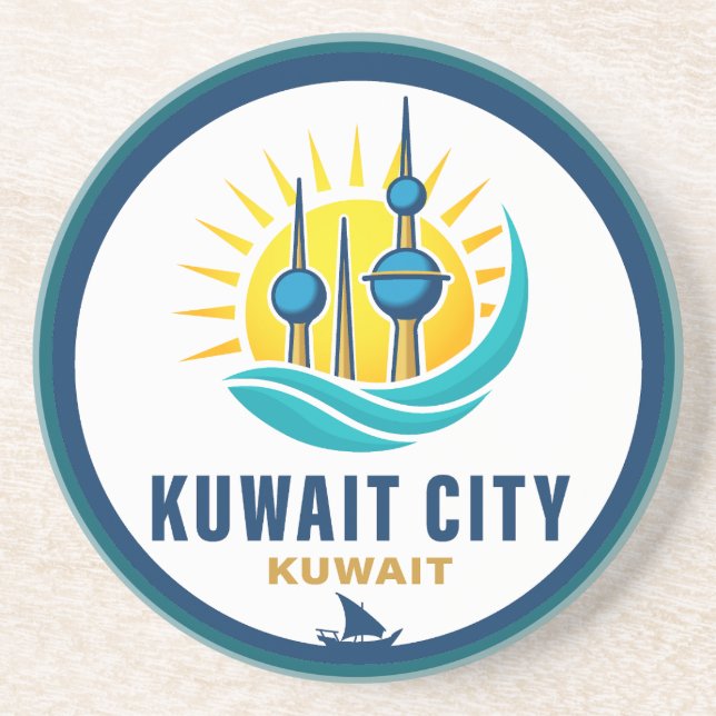 Kuwait City Kuwait Mellanöstern Underlägg (Framsidan)