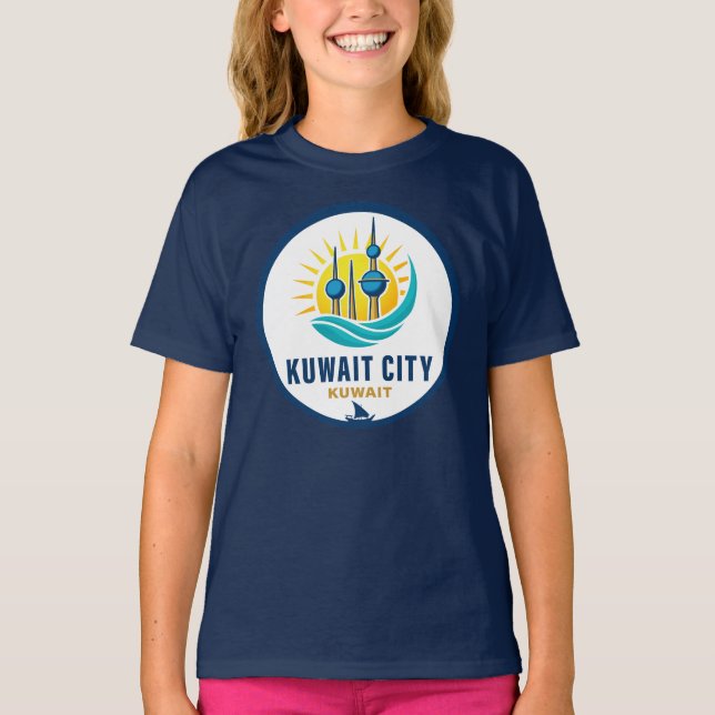 Kuwait City Kuwait Middle East T Shirt (Framsida)