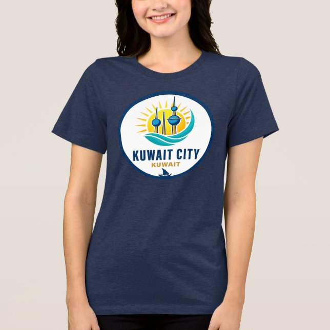 Kuwait City Kuwait Middle East T Shirt (Framsida)