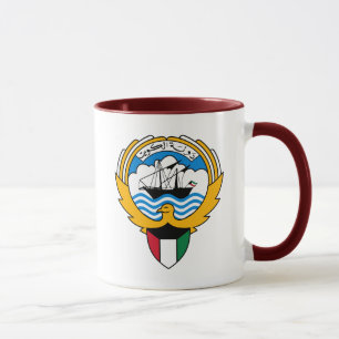 kuwait emblem mugg