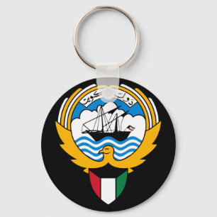 kuwait emblem nyckelring