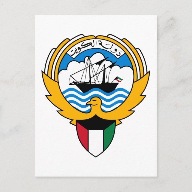 kuwait emblem vykort (Framsida)