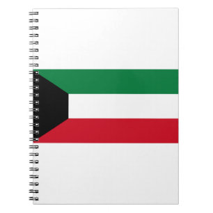 Kuwait Flagga Anteckningsbok