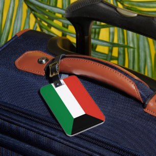 Kuwait flagga bagagebricka