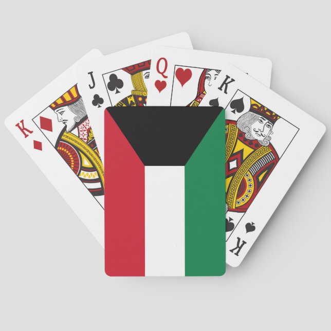 Kuwait Flagga Casinokort (Baksidan)