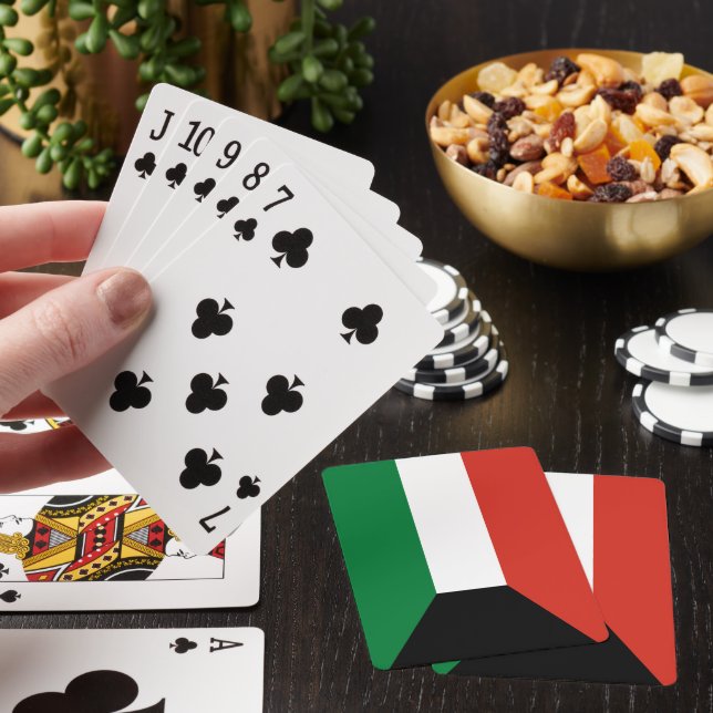 Kuwait flagga casinokort (På plats)