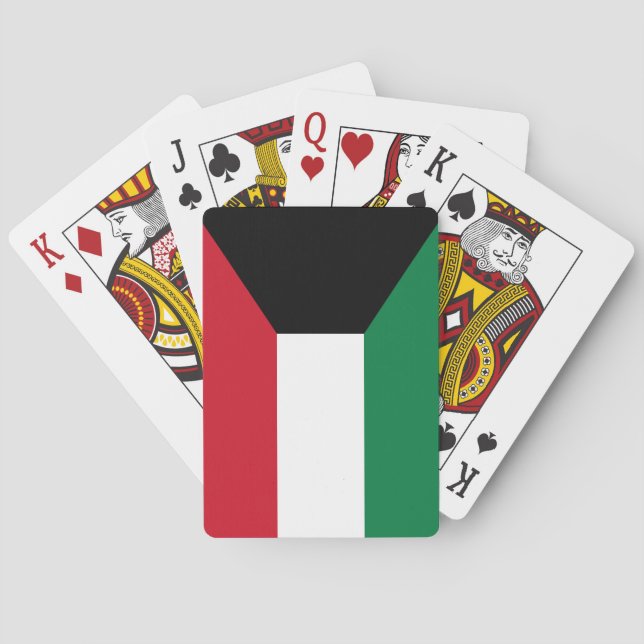 Kuwait flagga casinokort (Baksidan)
