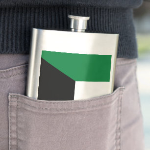 Kuwait flagga fickplunta