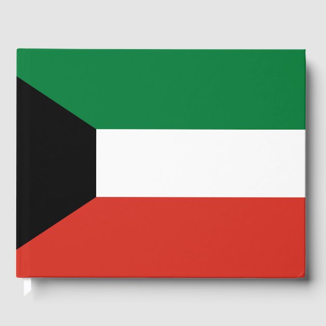 Kuwait flagga gästböcker (Framsida)