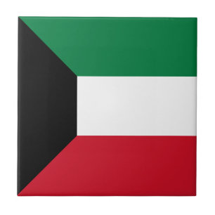Kuwait flagga kakelplatta