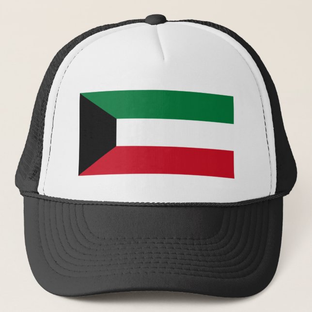 Kuwait Flagga Keps (Framsida)