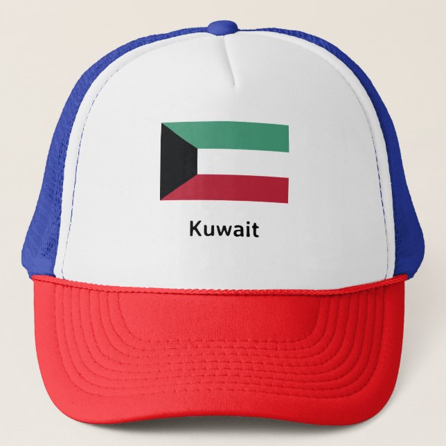 Kuwait Flagga Keps (Framsida)
