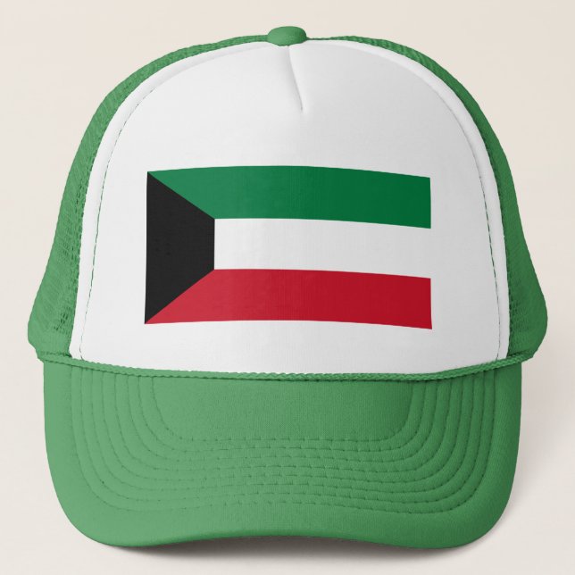 Kuwait Flagga Keps (Framsida)