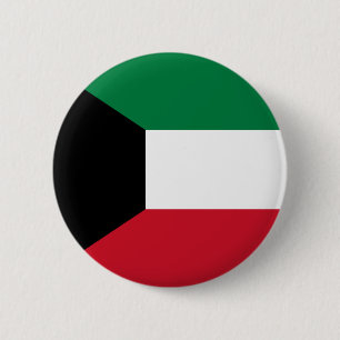 Kuwait flagga knapp
