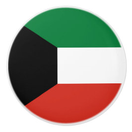Kuwait flagga knopp