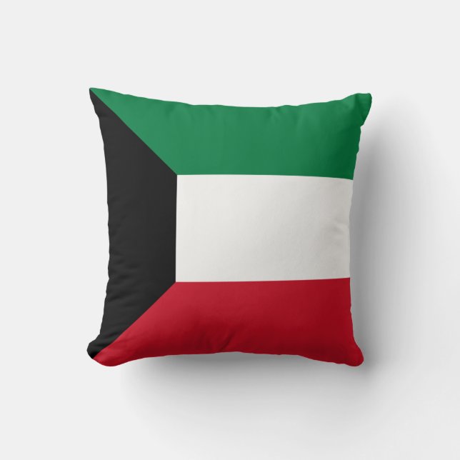 Kuwait Flagga Kudde (Framsida)