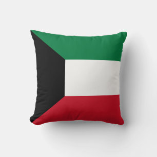 Kuwait Flagga Kudde