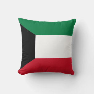 Kuwait Flagga Kudde