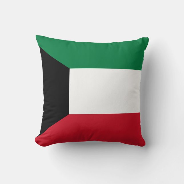 Kuwait Flagga Kudde (Framsida)