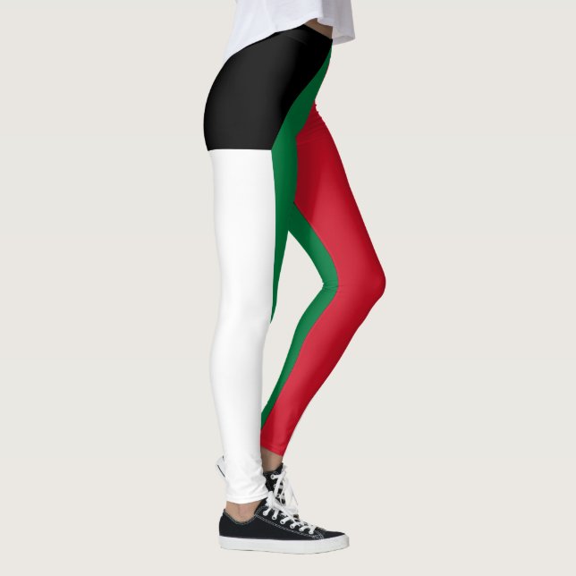 Kuwait Flagga Leggings (Höger)