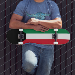 Kuwait flagga mini skateboard bräda 18,5 cm