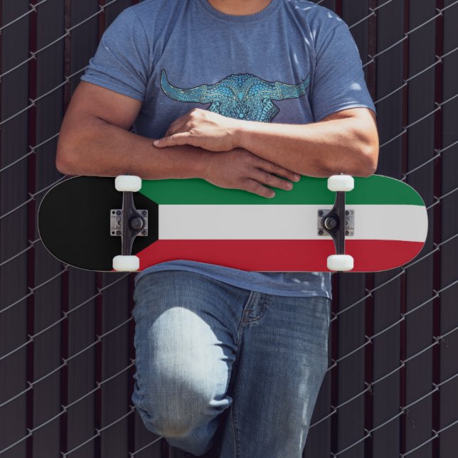 Kuwait Flagga Mini Skateboard Bräda 18,5 Cm (Utomhus 3)